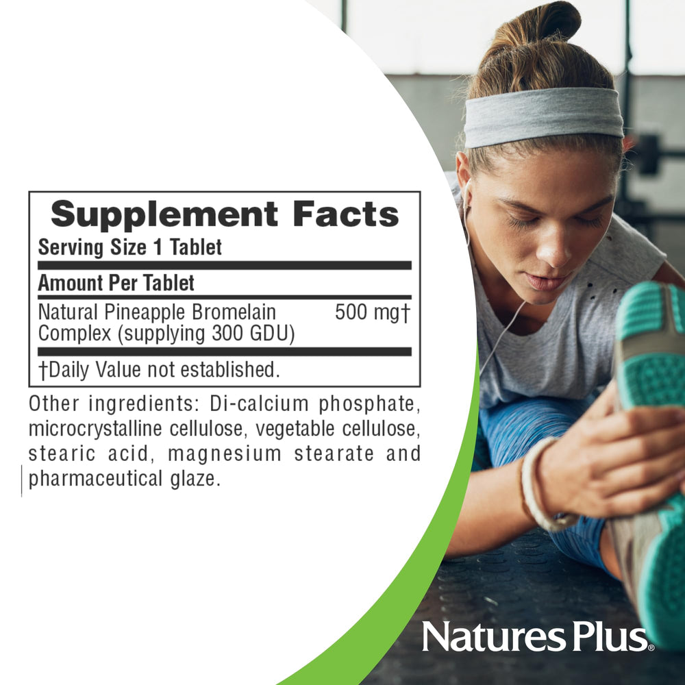 Illustration of digestive support with Bromelain 500 mg