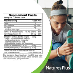 Front packaging of Natures Plus D & K Complex dietary supplement