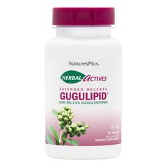 Natures Plus Gugulipid 1000 mg Extended Release bottle label