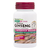 Bottle of Natures Plus Korean Ginseng Extended Release 1000 mg – 30 vegan tablets