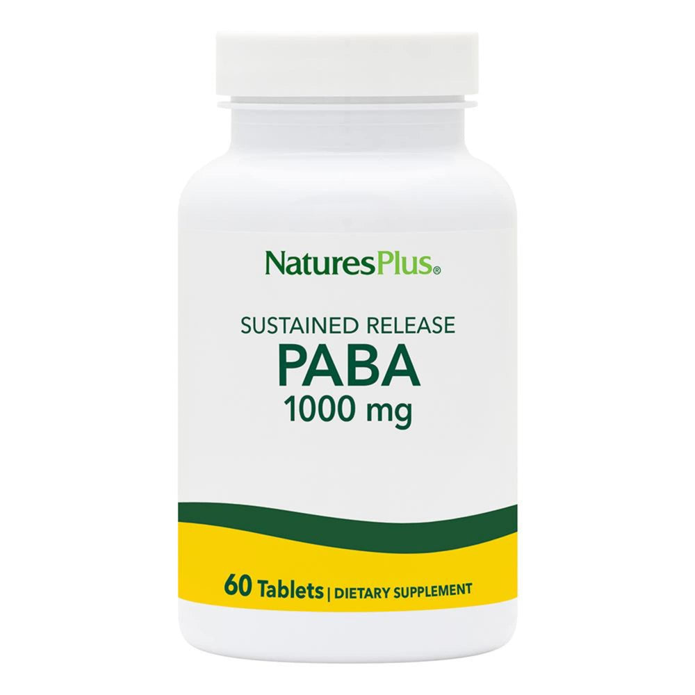Nature's Plus PABA Sustained Release 1000 mg bottle front view