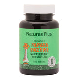 Natures Plus Papaya Enzyme chewable tablets bottle front view