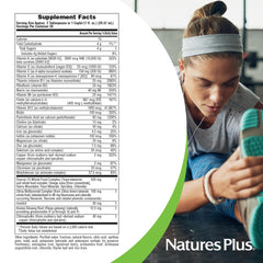 Nutrition facts panel close up