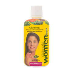 Bottle of Natures Plus Source of Life Women Liquid Multivitamin Berry Flavor 30 oz