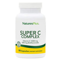 Natures Plus Super C Complex 1000 mg Vitamin C, 90 Vegetarian Capsules