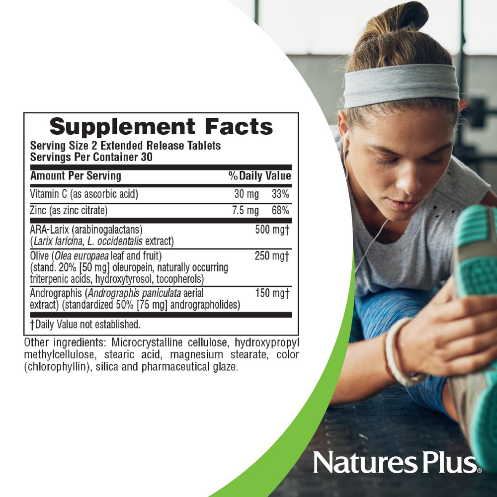 60 vegan tablets with extended-release packaging