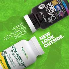 Close-up of Ultra Omega 3 6 9 softgels