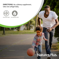 New packaging design for Nature's Plus Vitamin D3 bottle (old packaging shown)