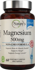 Nature's Potent Magnesium 500mg capsules with citrate and oxide — USA-made