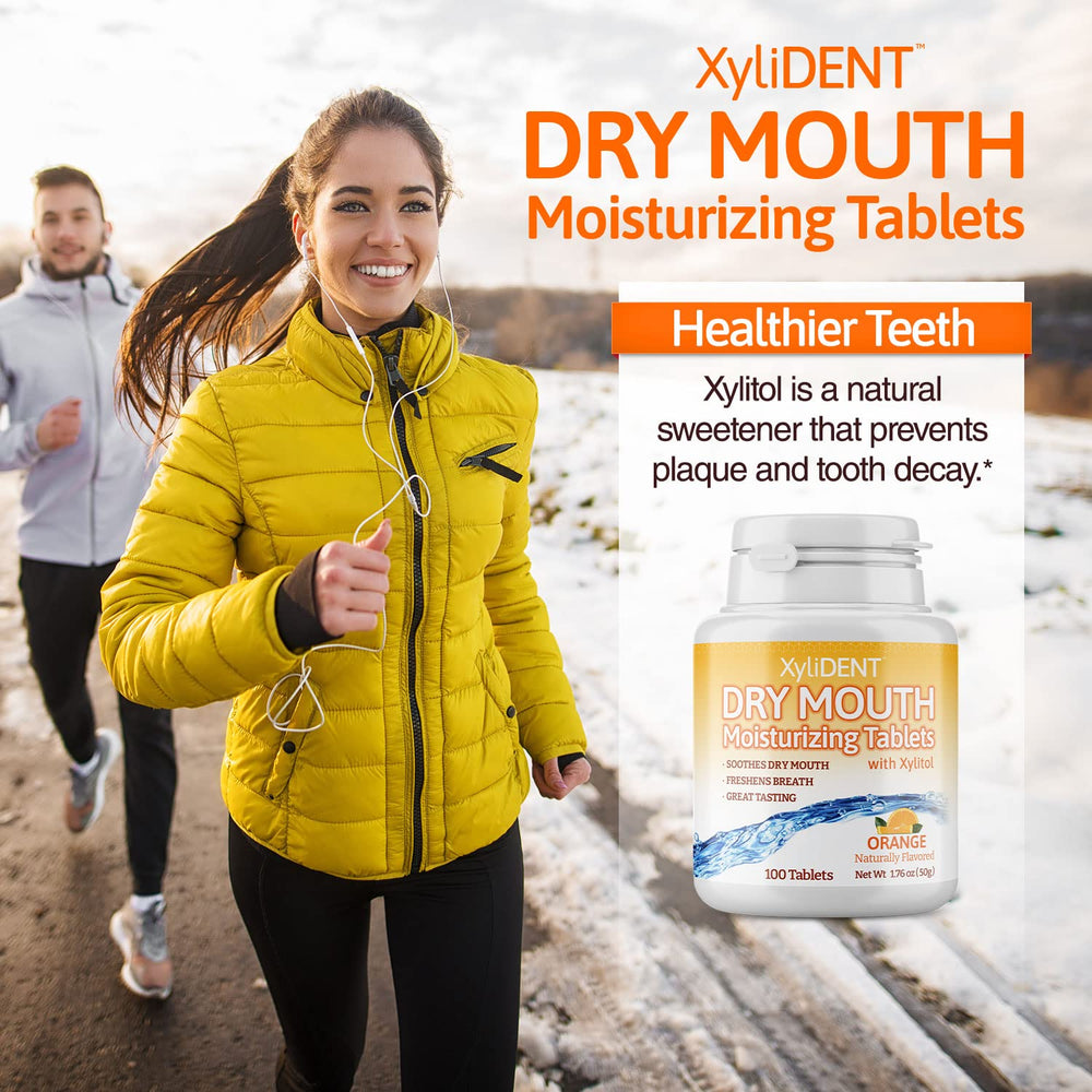 Two-pack bundle of Nature's Stance XyliDENT Dry Mouth Tablets