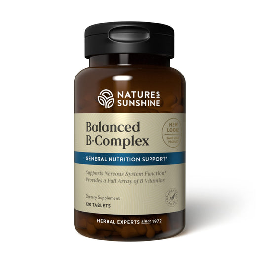 Nature's Sunshine Balanced B Complex 120 tablets bottle (main image)