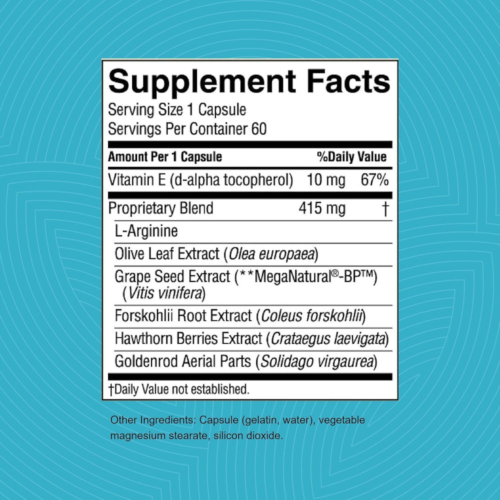 Nature's Sunshine Blood Pressurex bottle-in-hand suggests simple daily routine