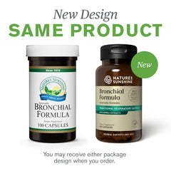 Product label and packaging for Bronchial Formula