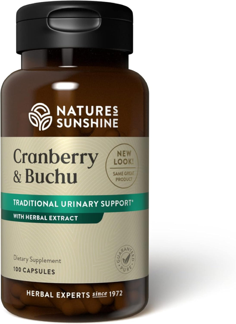 Nature's Sunshine Cranberry & Buchu Concentrate bottle label
