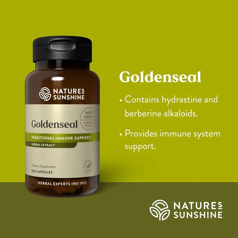 Golden Seal capsules close-up