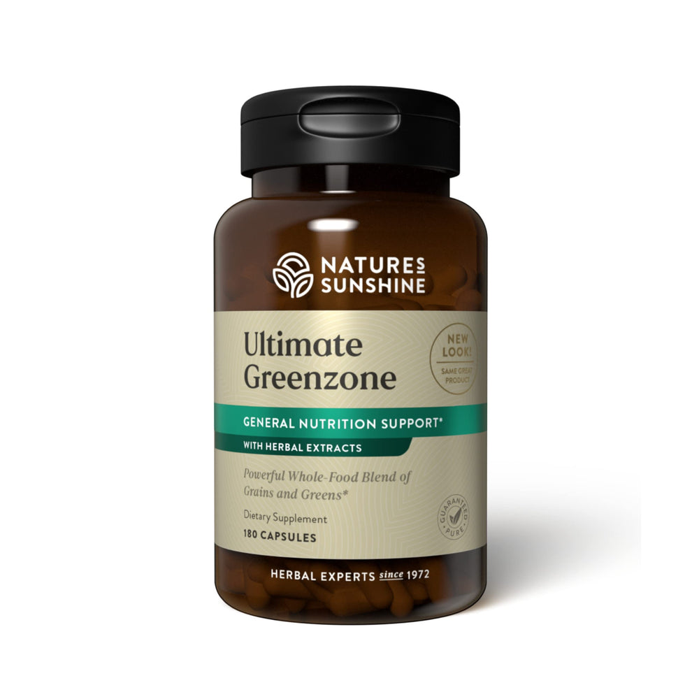 Nature's Sunshine Ultimate Greenzone 180 capsules bottle