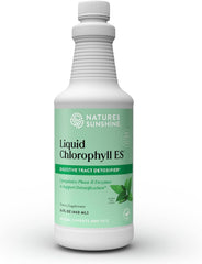 Front view of Nature's Sunshine Liquid Chlorophyll Extra Strength 16 oz bottle