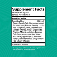 Capsules closeup of Nature's Sunshine Lower Bowel Stimulator showing easy-to-swallow form