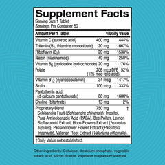 Nutri-Calm label front highlights calming formulation for peaceful focus.