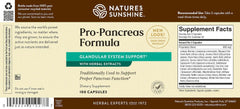 Kosher-certified Nature's Sunshine Pro-Pancreas packaging