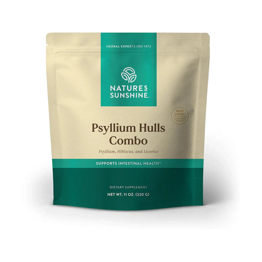 Nature's Sunshine Psyllium Hulls Combination 11 Oz bottle front view