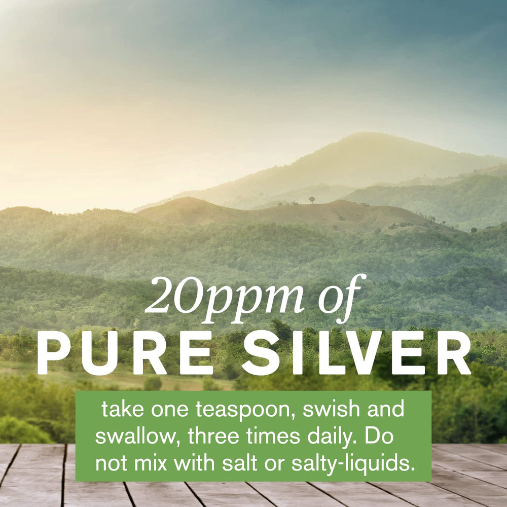 Nature's Sunshine Silver Shield Liquid Aqua Sol Technology delivers particles in pure water