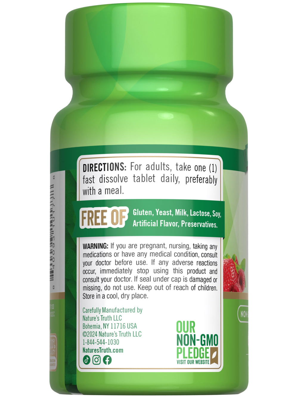 Front packaging of Nature's Truth B12 Vitamin