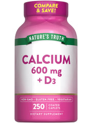 Nature's Truth Calcium 600mg with Vitamin D3 bottle
