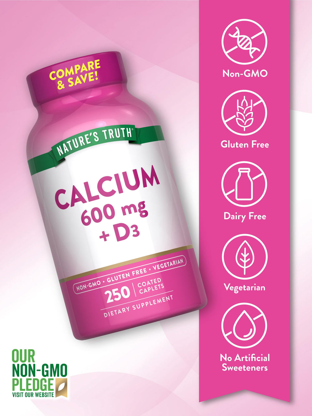 Vegetarian coated caplets
