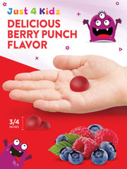 Supplement facts panel for Nature's Truth kids multivitamin gummies