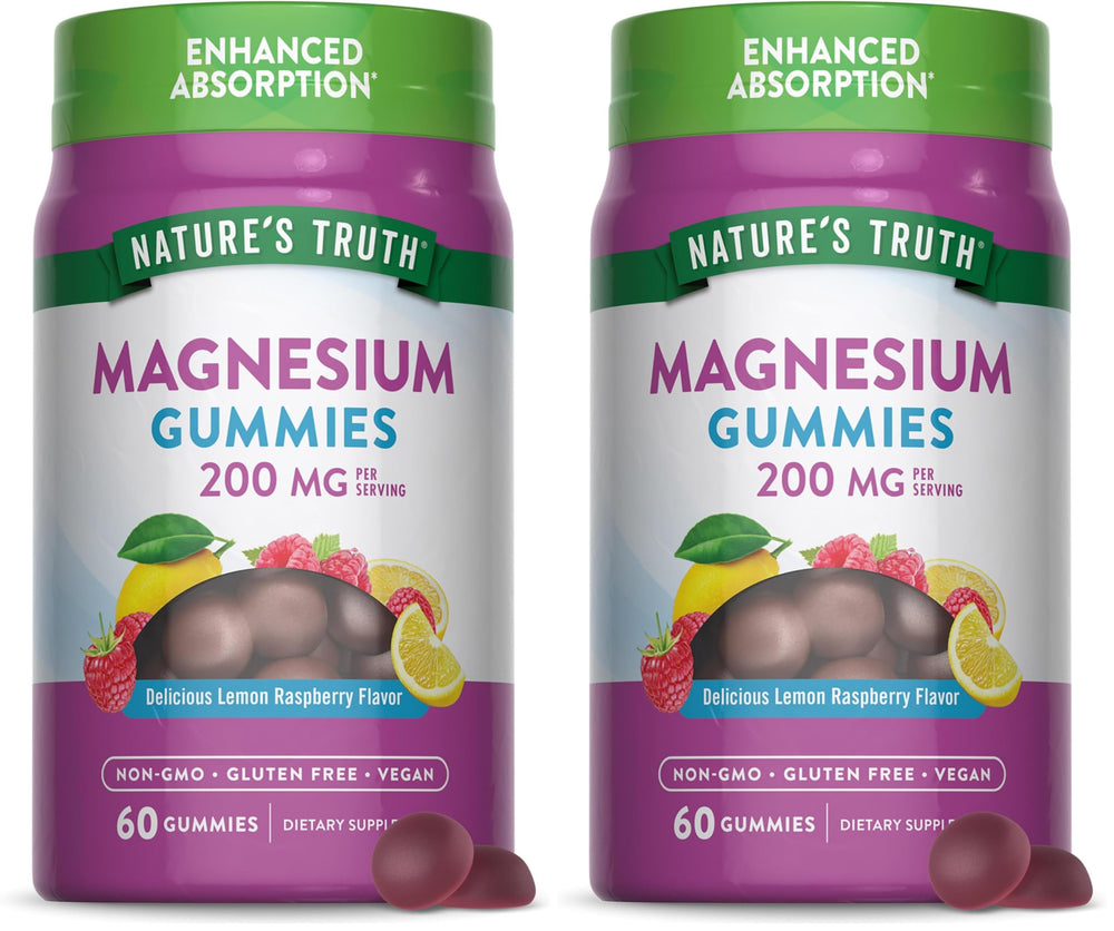 Hero image for Nature's Truth Magnesium Gummies for Adults Pack 2