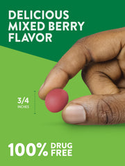 Mixed berry flavor swatch for Nature's Truth Melatonin Gummies