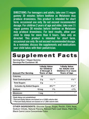 Nature's Truth Melatonin Gummies bottle with label