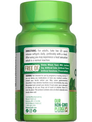 Bottle and box of Nature's Truth Oregano Oil Softgels 90 count