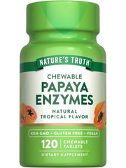 Nature's Truth Papaya Enzyme Chewable Tablets box front