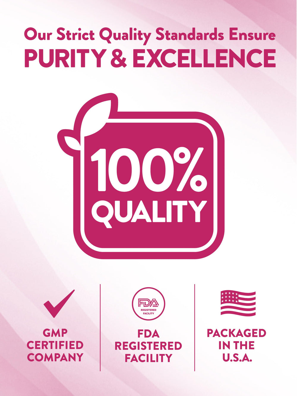 Vitamin and mineral content chart for Nature's Truth prenatal gummies