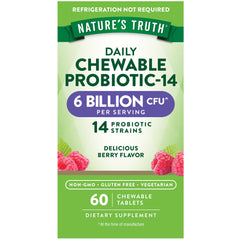 Nature's Truth Probiotic Chewable Berry Bottle - 60 Count