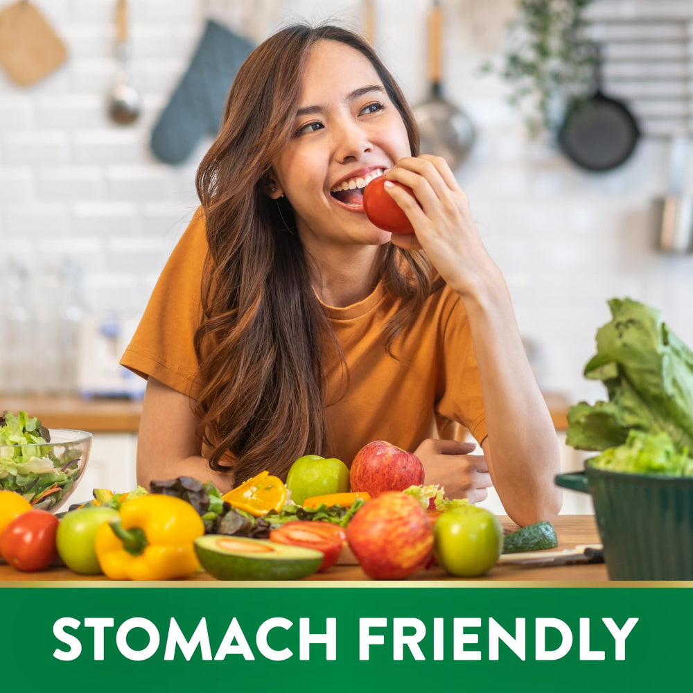 Vegetarian, Non-GMO, Gluten-Free probiotic formula label
