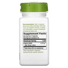 Close-up of Nature's Way Alfalfa Leaves product image - 100 capsules