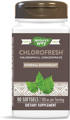 Nature's Way Chlorofresh Internal Deodorant bottle and label
