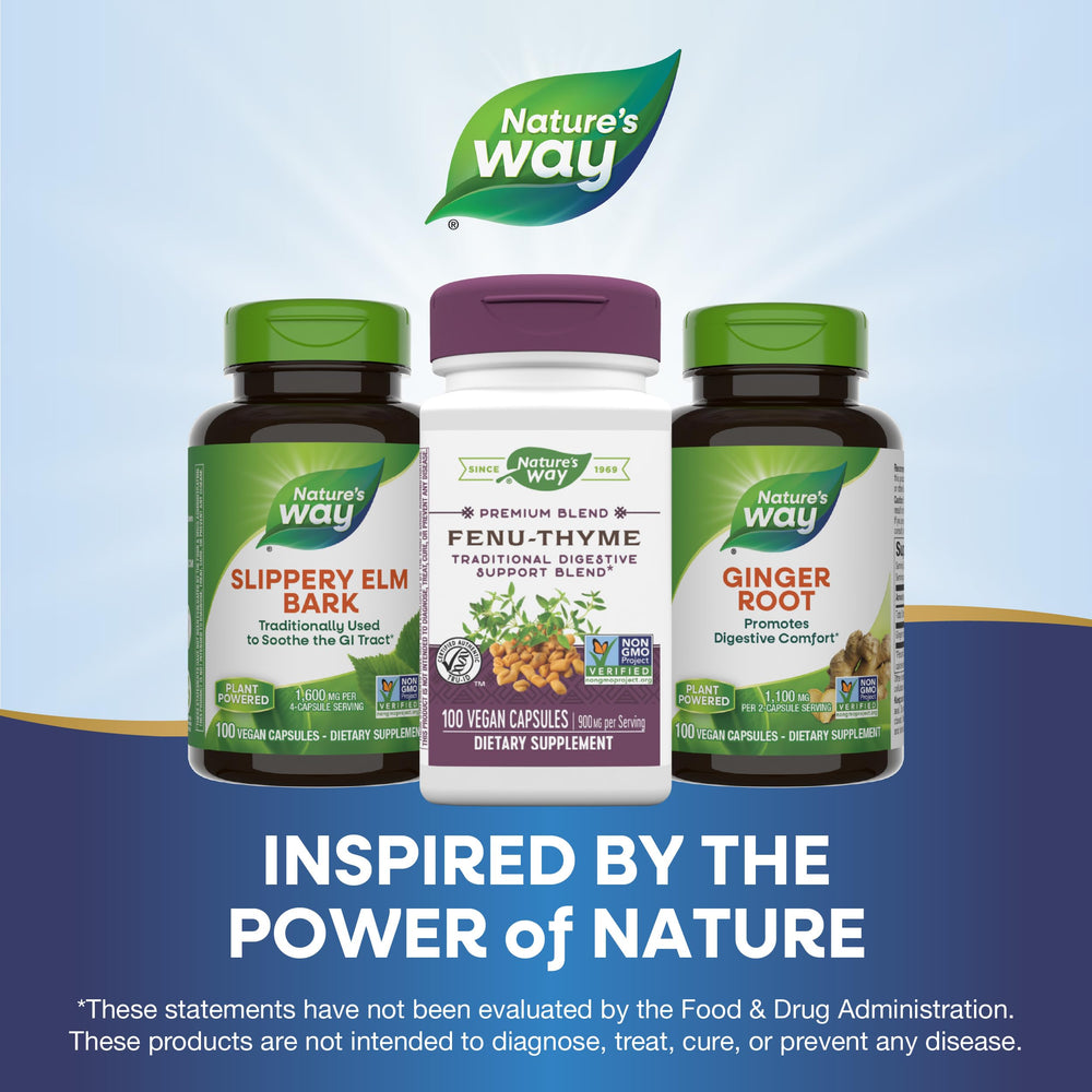 Packaging and bottle design for Nature's Way Fenu-Thyme
