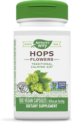 Nature's Way Hops Flowers bottle with label