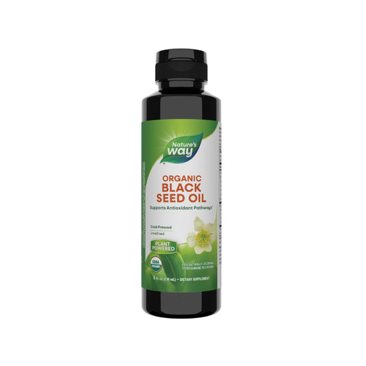 Nature's Way Organic Black Seed Oil bottle 8 fl oz