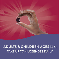 Lifestyle image of lozenges on a kitchen counter