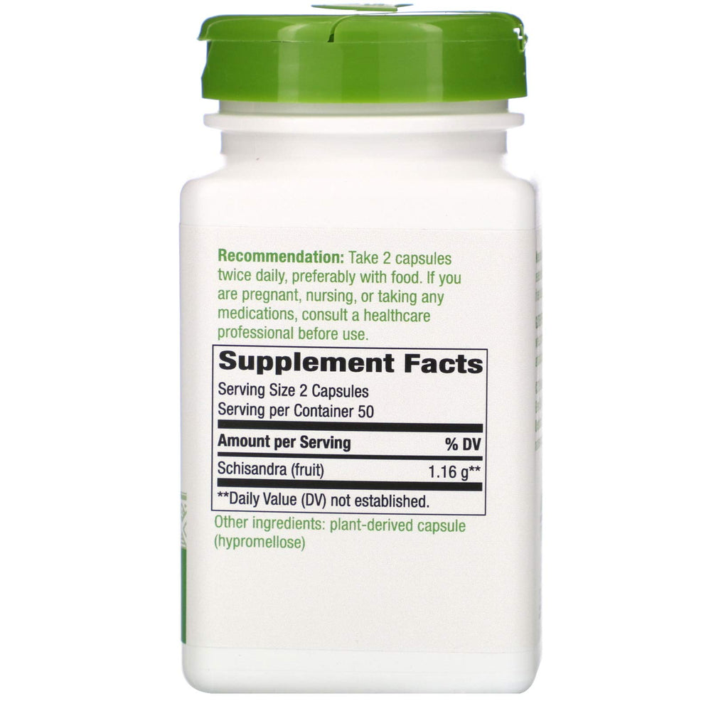 Schisandra fruit supplement bottle label