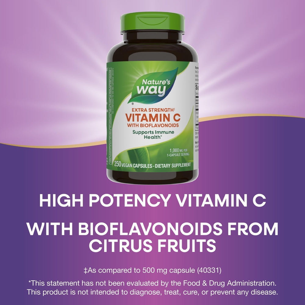 Gluten-free, vegan Vitamin C capsules