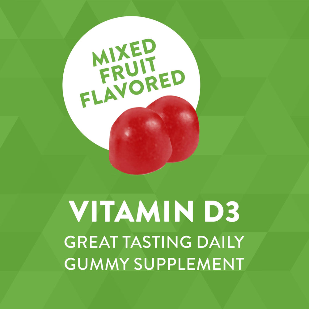 Nature's Way Vitamin D3 Gummies bottle on white background