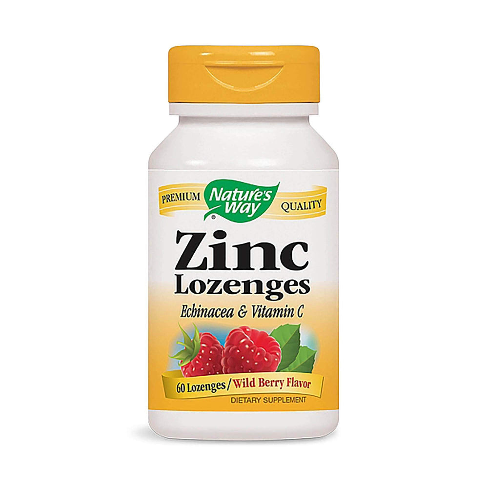 Front view of NATURE'S WAY Zinc Lozenges with Echinacea and Vitamin C, 1.35 lb package