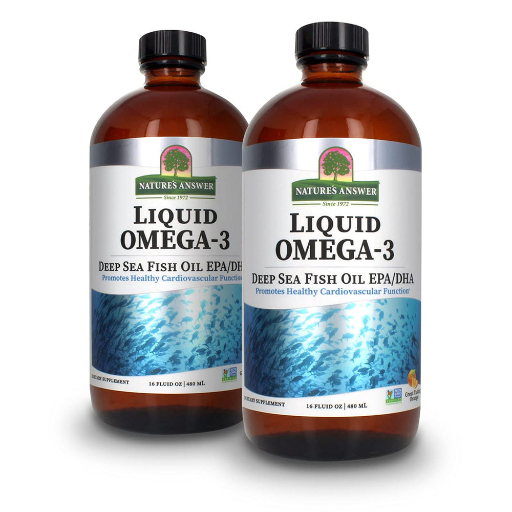 Nature's Answer Liquid Omega-3 bottle 16oz pack of 2