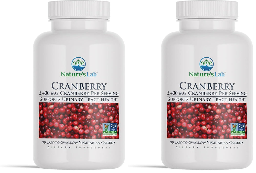 Nature's Lab Cranberry 5400mg front label